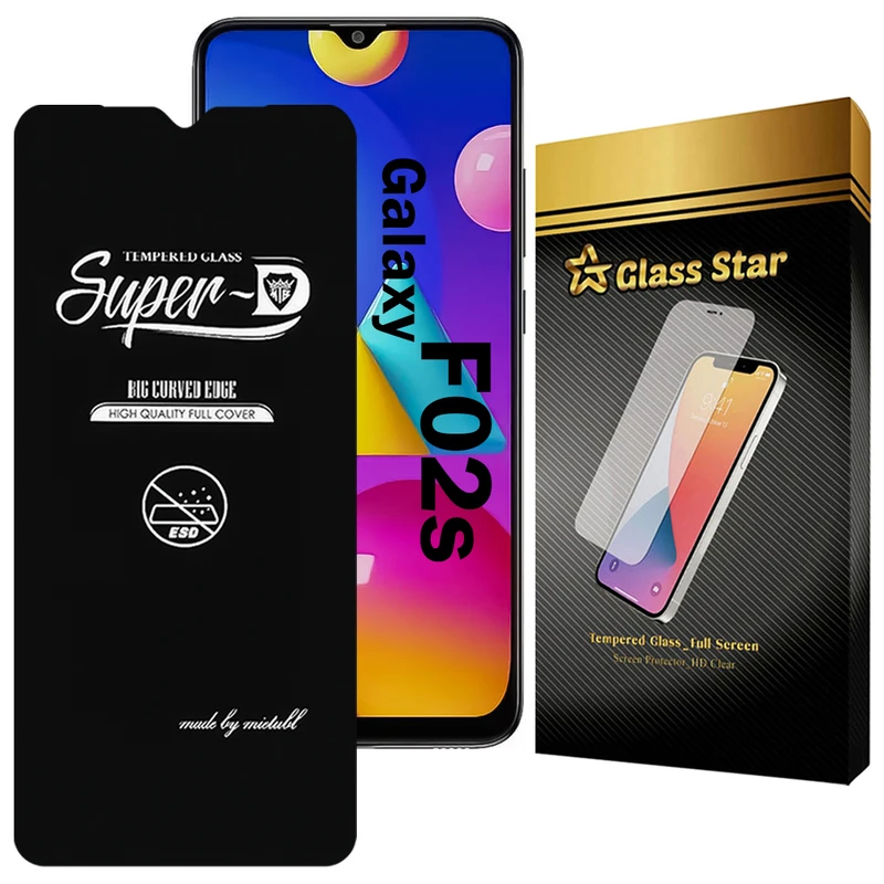 محافظ صفحه نمایش گلس استار مدل SUPERDNS مناسب برای گوشی موبایل سامسونگ Galaxy F02s