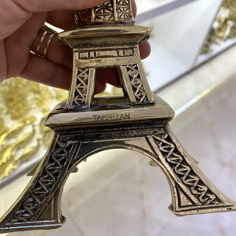 دکوری برنجی مدل برج ایفل کد102291