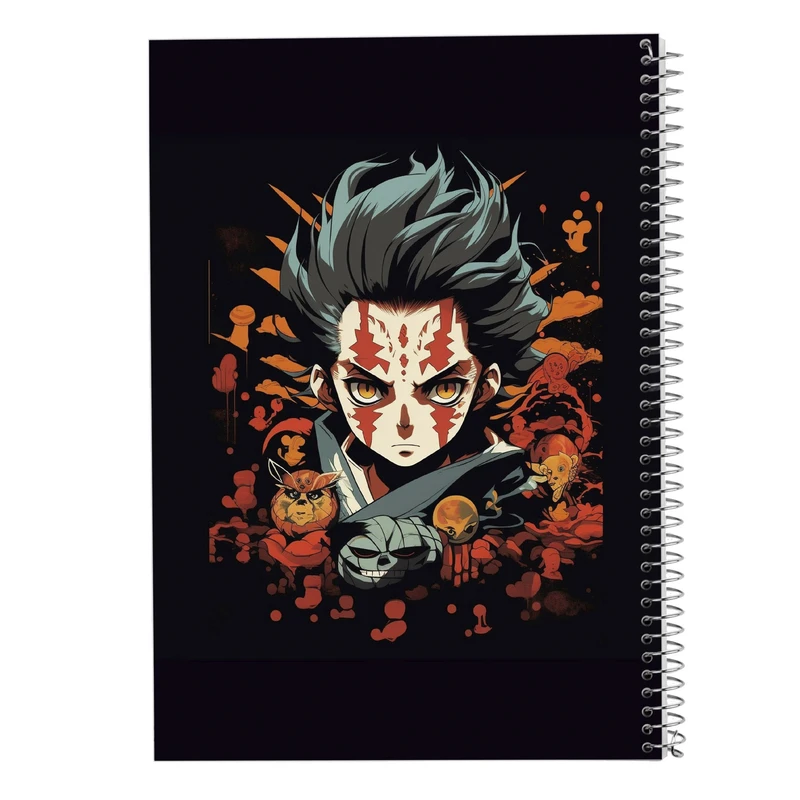 دفتر مشق 50 برگ مدوپد مدل Demon Slayer کد DF10541