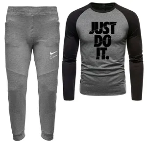 ست تی شرت و شلوار مردانه مدل 04009111 رنگ طوسی