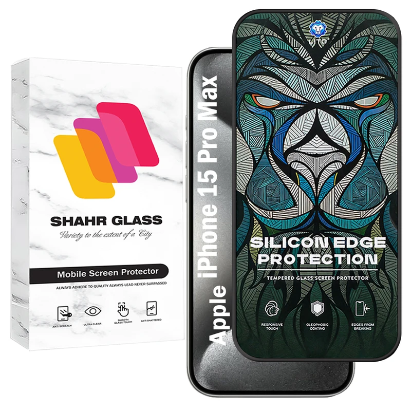 محافظ صفحه نمایش شهر گلس مدل LITOSILS مناسب برای گوشی موبایل اپل iPhone 15 Pro Max