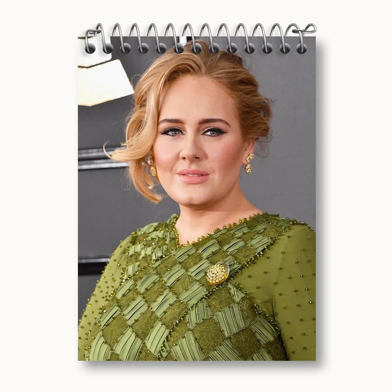 دفتر یادداشت 50 برگ خندالو مدل ادل Adele کد 2944