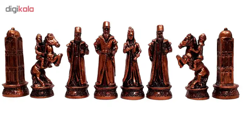 مهره شطرنج رخ مدل B5 مجموعه 32 عددی
