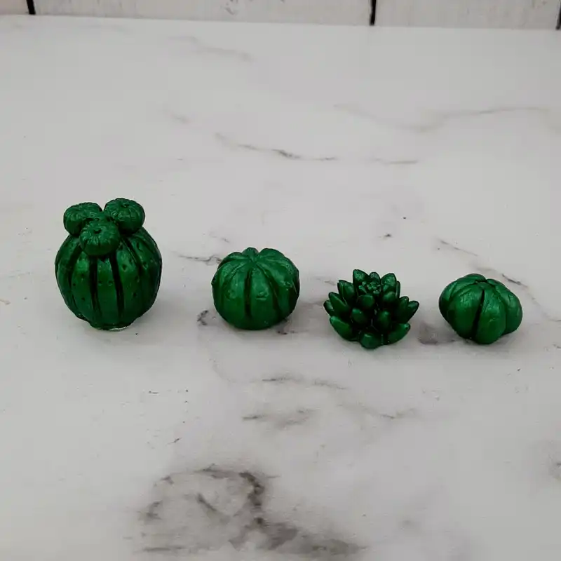 قالب شمع مدل کاکتوس B مجموعه 4 عددی