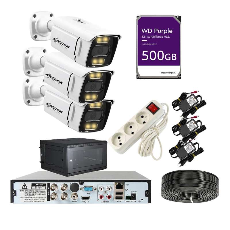سیستم امنیتی مدل PACK AHD 3 STAR LIGTH - AXESSLINK سیستم امنیتی مدل PACK AHD 3 STAR LIGTH - AXESSLINK