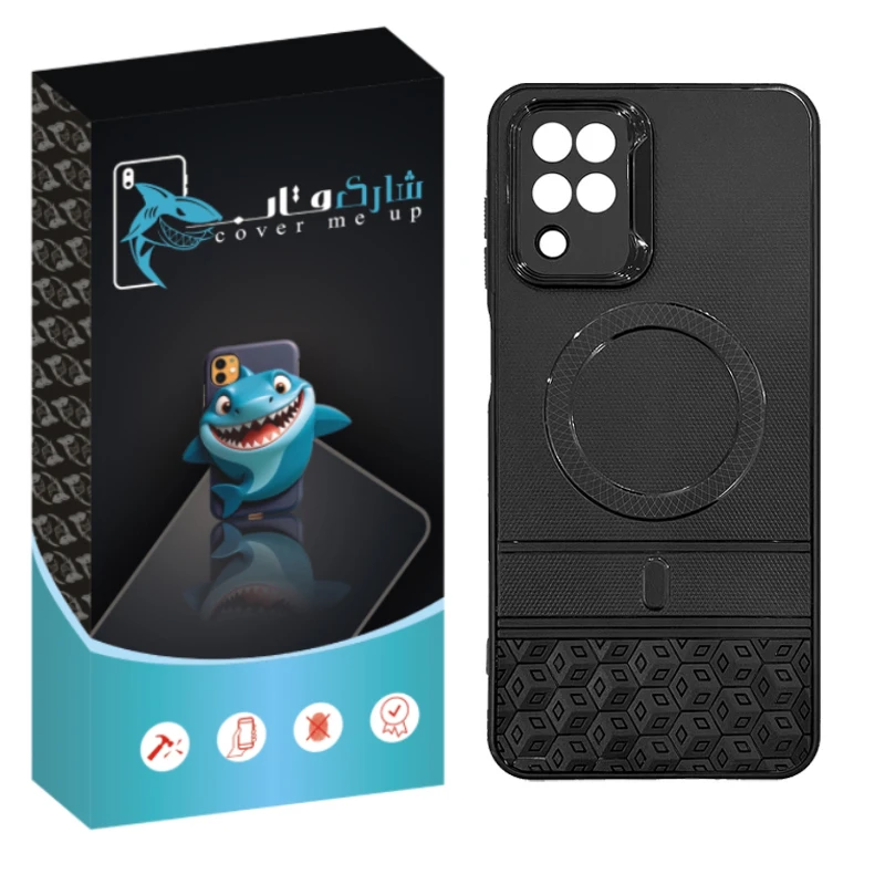 کاور شارک قاب مدل تاس مناسب برای گوشی موبایل سامسونگ Galaxy A22 4G