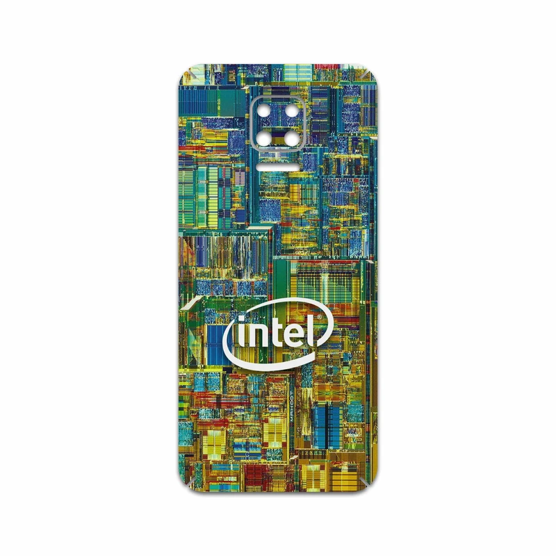 برچسب پوششی ماهوت مدل Intel Brand مناسب برای گوشی موبایل شیائومی Redmi Note 9S