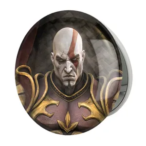آینه جیبی خندالو طرح خدای جنگ God Of War مدل تاشو کد 4856 