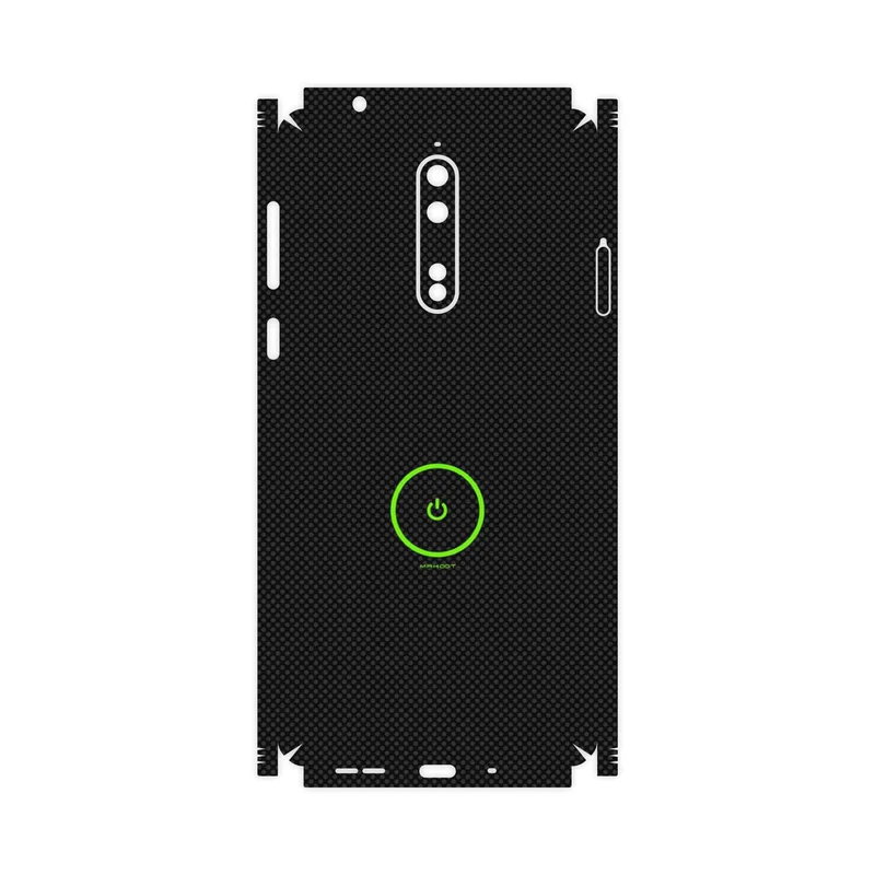 برچسب پوششی ماهوت مدل Minimal Power Button-FullSkin مناسب برای گوشی موبایل نوکیا 8