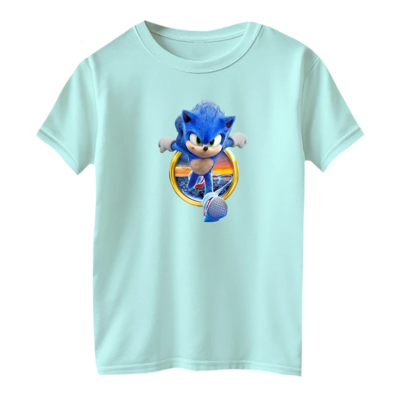 تی شرت آستین کوتاه بچگانه مدل سونیک کد ۱