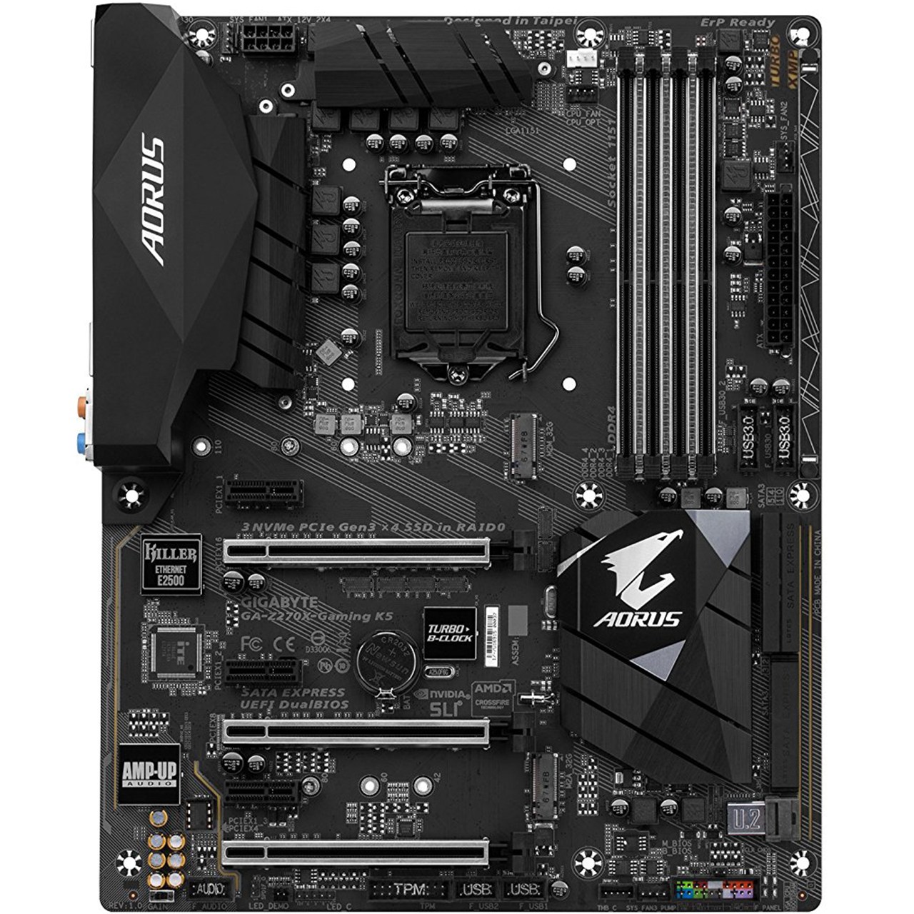 مادربرد گیگابایت مدل GA-Z270X-Gaming K5 (rev. 1.0)