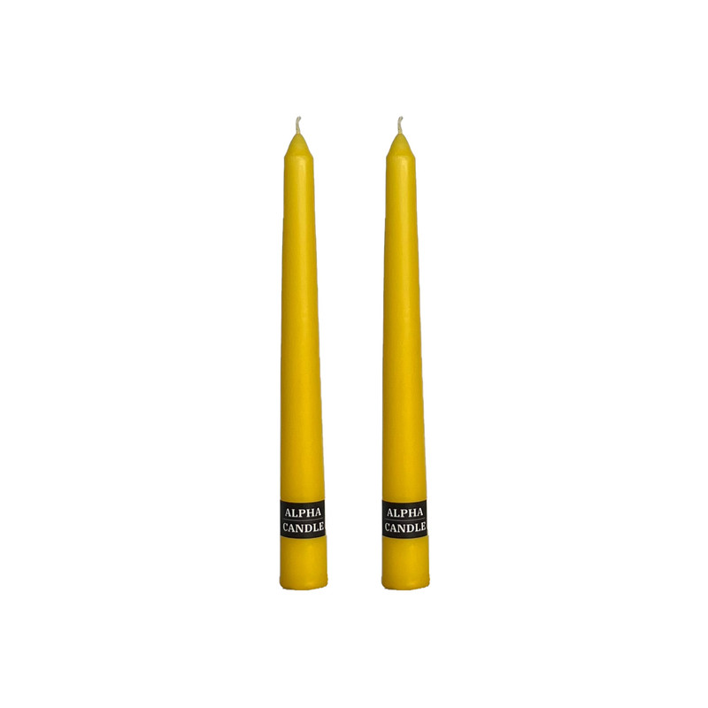 شمع آلفا طرح قلمی مدل 20cm بسته 2 عددی