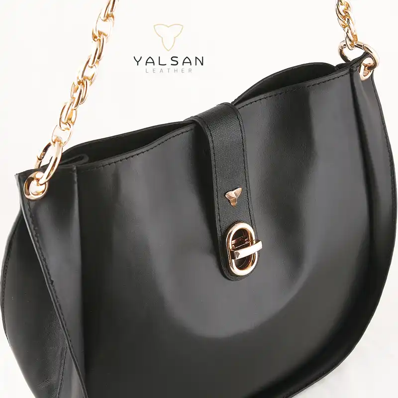 کیف دوشی زنانه چرم یلسان مدل  لنا کد 010-HRM