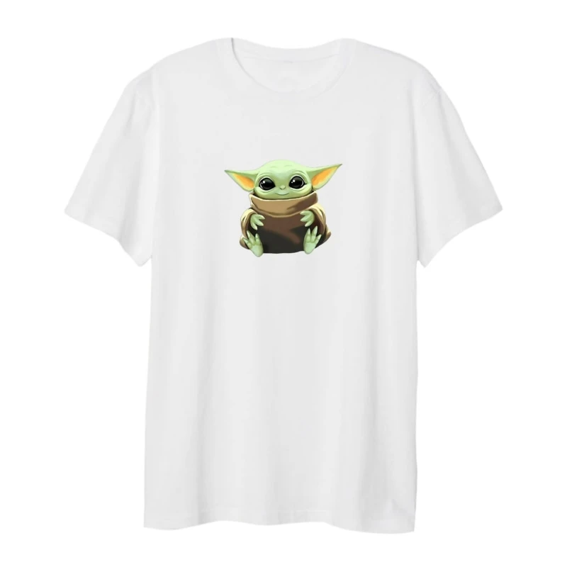 تی شرت لانگ زنانه مدل بیبی یودا کد۱۵