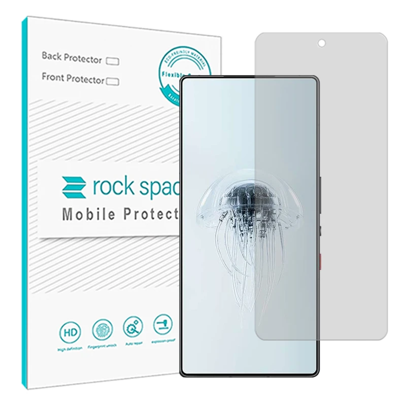 محافظ صفحه نمایش شفاف راک اسپیس مدل Resistant مناسب برای گوشی موبایل زد تی ای nubia Red Magic 10 Pro