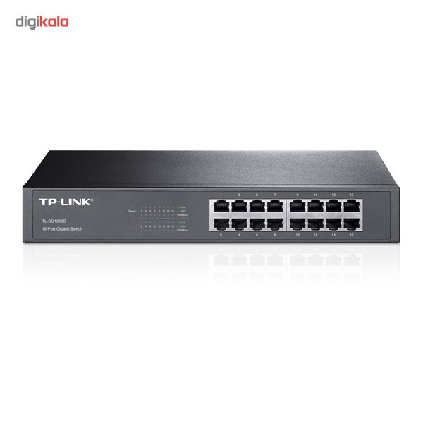 سوییچ 16 پورت گیگابیتی تی پی-لینک مدل TL-SG1016D 1