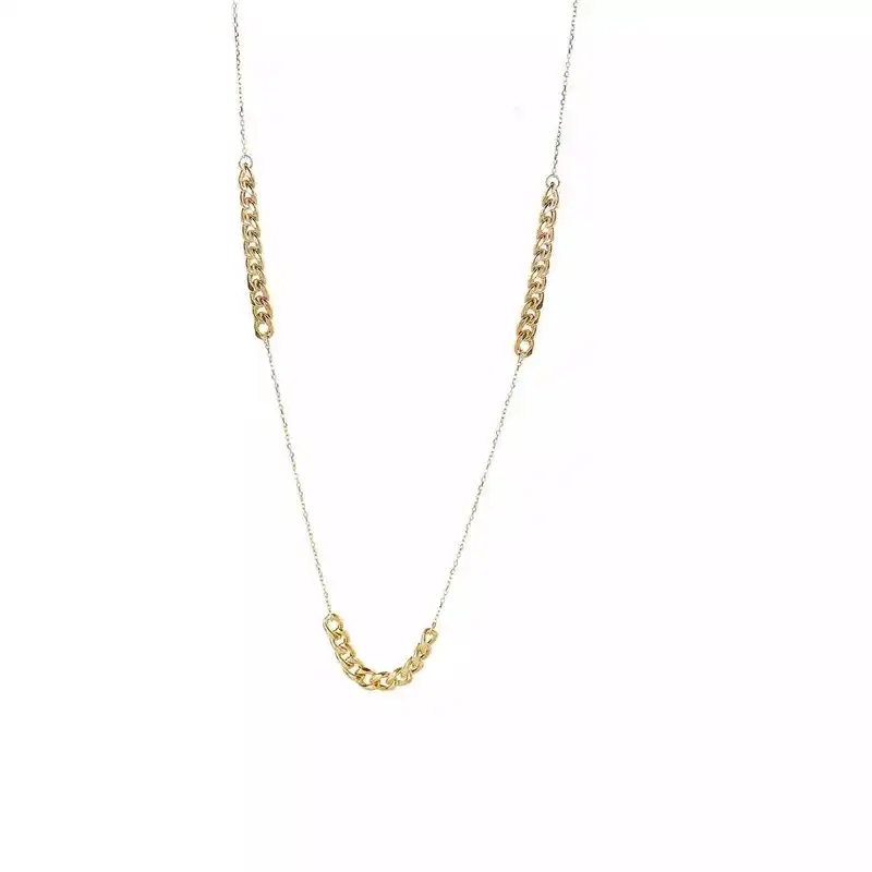 گردنبند طلا 18 عیار زنانه مدل زنجیری