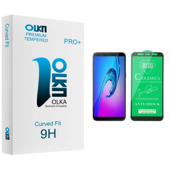 محافظ صفحه نمایش سرامیکی الکا مدل Premium glass مناسب برای گوشی موبایل سامسونگ Galaxy J8 Plus
