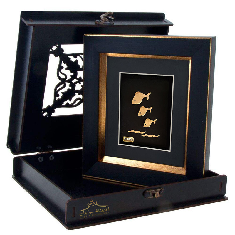  تابلو طلاکوب زرین هنر ایران مدل 7