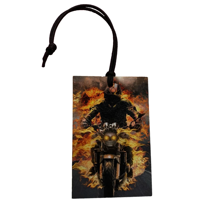 آویز تزیینی خودرو آی تمر مدل موتورسوار کد 107