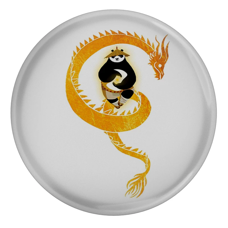 مگنت مدل S12690 طرح کارتون پاندا کونگ فو کار و اژدها