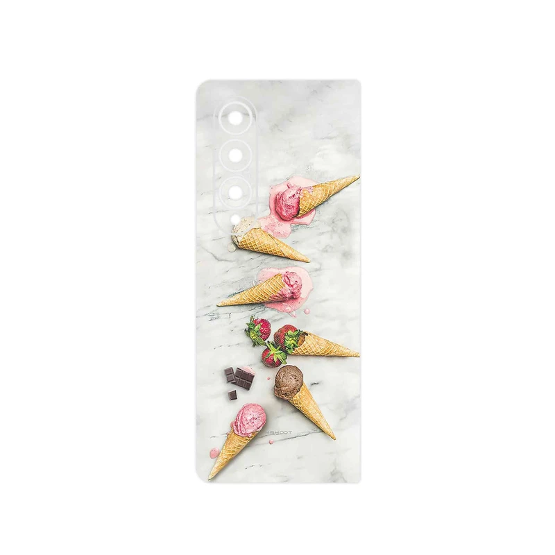 برچسب پوششی ماهوت مدل Funnel_ice_cream مناسب برای گوشی موبایل سامسونگ Galaxy Z Fold4