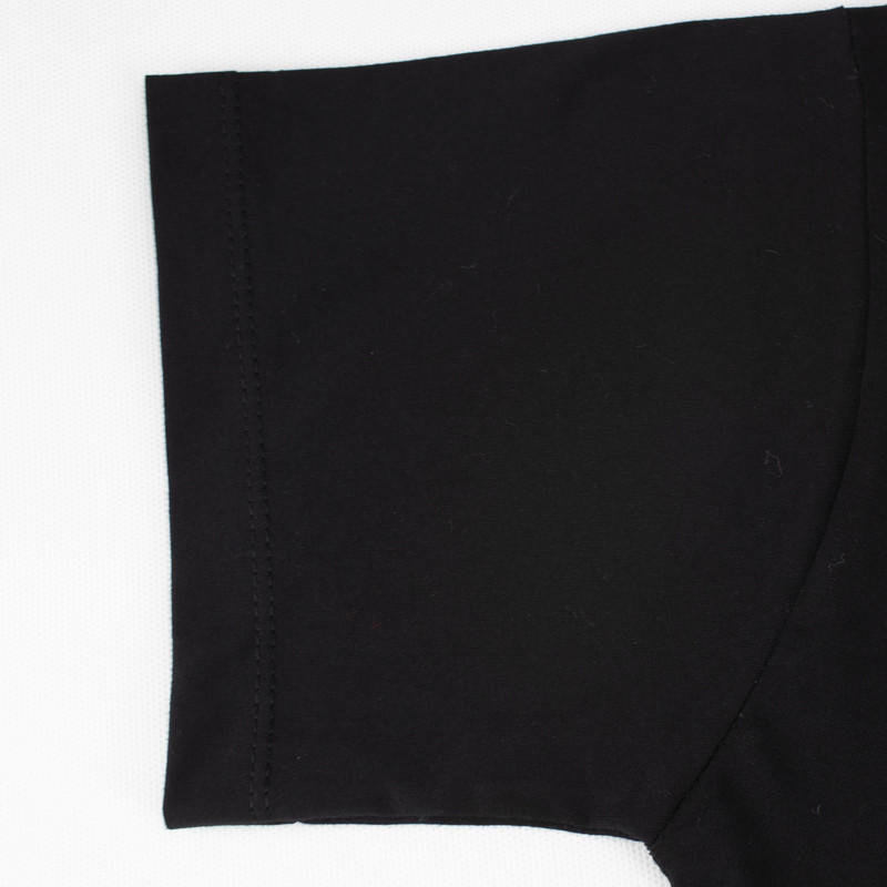 تی شرت لانگ آستین کوتاه  زنانه مدل سنجاق قفلی رنگ مشکی