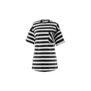 تی شرت لانگ زنانه بنیس مدل به ورلین رنگ مشکی