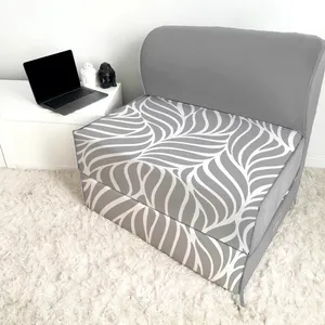 مبل تختخواب شو یک نفره نوپه هوم مدل تشک شو طرح برگ مینیمال کد M1066