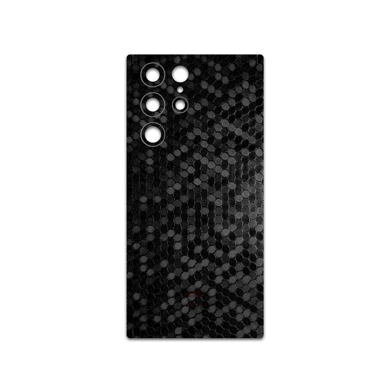 برچسب پوششی ماهوت مدل Honey-Comb-Circle مناسب برای گوشی موبایل سامسونگ Galaxy S22 Ultra 5G
