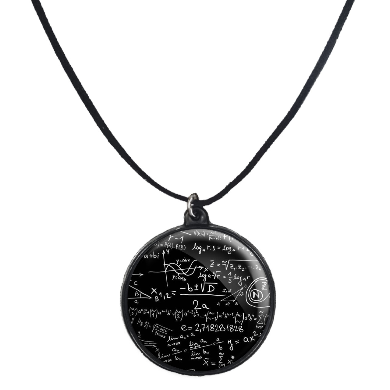 گردنبند پرمانه طرح ریاضی و فیزیک کد pmb.3138 مدل دو طرفه