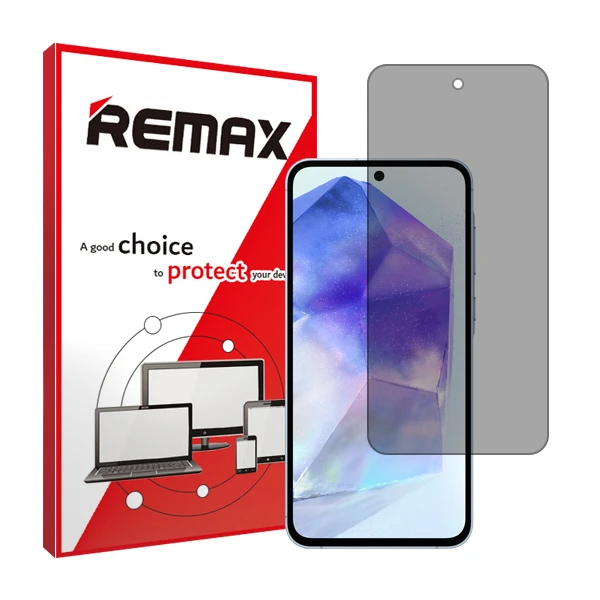 محافظ صفحه نمایش حریم شخصی ریمکس مدل HyPRV مناسب برای گوشی موبایل  سامسونگ Galaxy A55