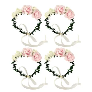 تاج مو دخترانه مدل رز کد 01 بسته 4 عددی