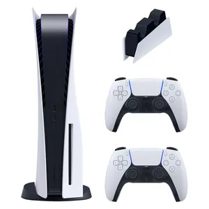 کنسول بازی سونی مدل PlayStation 5 ظرفیت 825 گیگابایت ریجن 1216A اروپا به همراه دسته اضافه و پایه شارژر