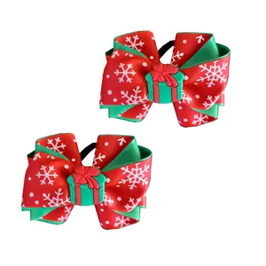 کش مو دخترانه مدل کادوی کریسمس کد Gift-10-Nanul مجموعه 2 عددی