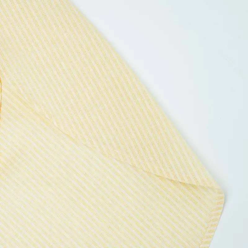 بلوز زنانه جین وست مدل راه راه کد 122145 رنگ زرد