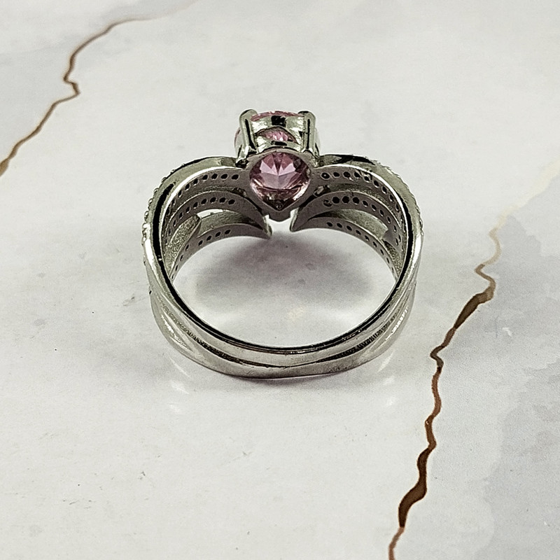 انگشتر نقره زنانه سلین کالا مدل یاقوت سرخ کد 53