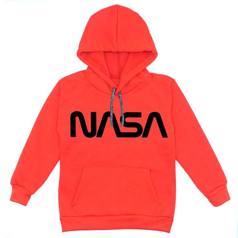 هودی پسرانه مدل A82 NASA رنگ قرمز