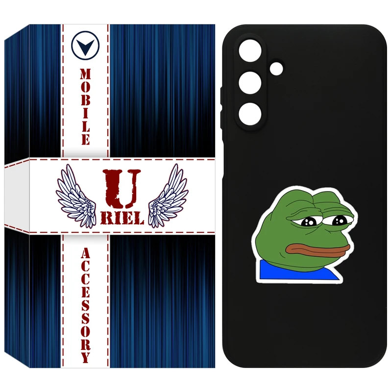 کاور یوریل مدل KSH کد 86 طرح قورباغه غمگین مناسب برای گوشی موبایل سامسونگ Galaxy A25