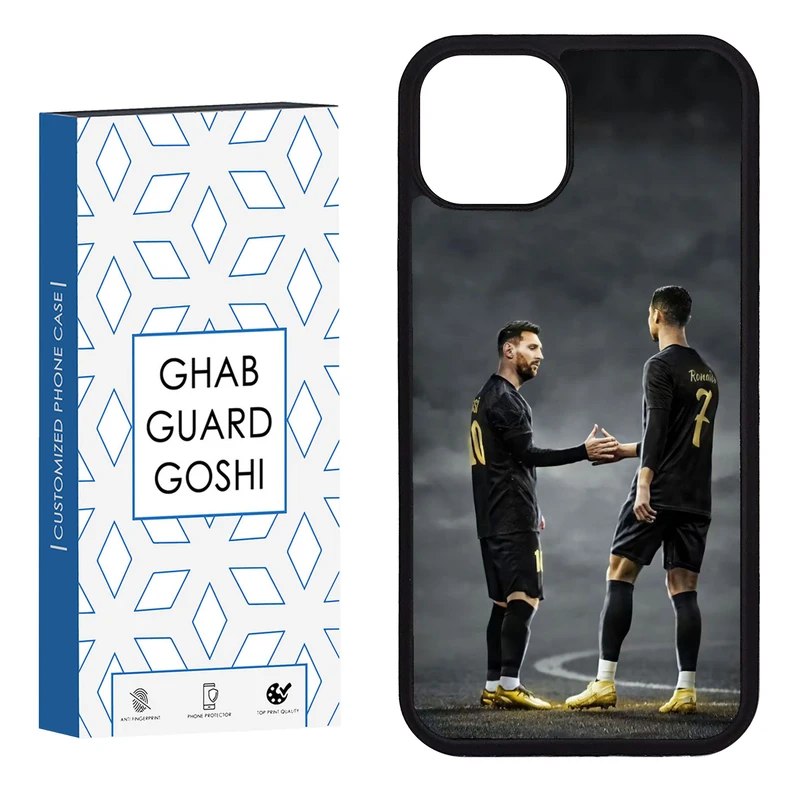 کاور قاب گارد گوشی طرح مسی رونالدو کد FB-137 مناسب برای گوشی موبایل اپل iphone 13 / 14  