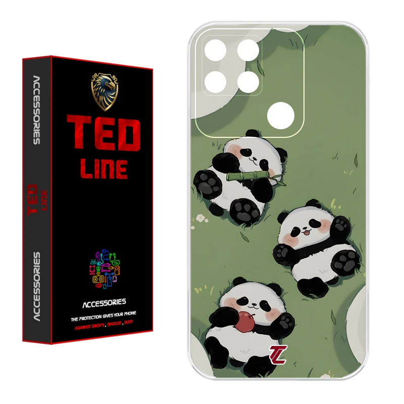 کاور تد لاین طرح پاندا کد 1102 مناسب برای گوشی موبایل شیائومی Redmi 10A / 9C