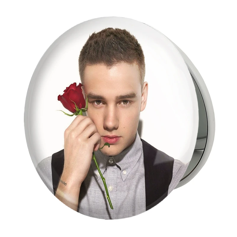 آینه جیبی خندالو طرح لیام پین گروه موسیقی وان دایرکشن One Direction مدل تاشو کد 18912 