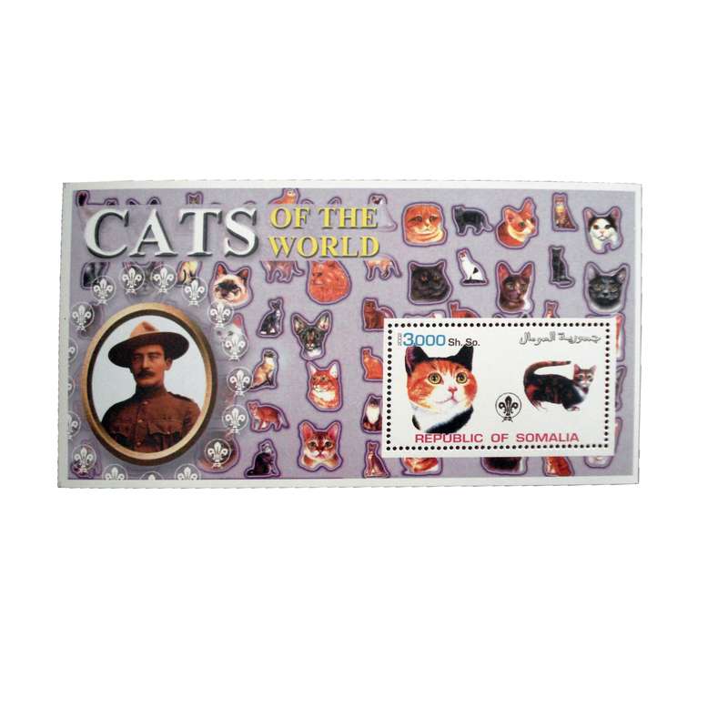 تمبر یادگاری مدل دنیای گربه ها کد DS1999 