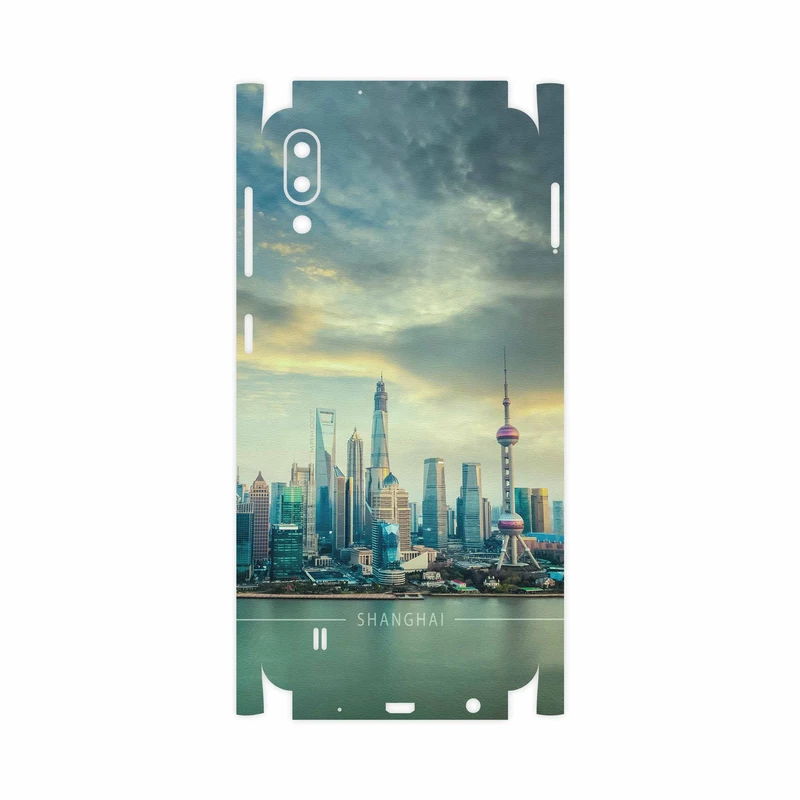 برچسب پوششی ماهوت مدل Shanghai City-FullSkin مناسب برای گوشی موبایل سامسونگ Galaxy M10
