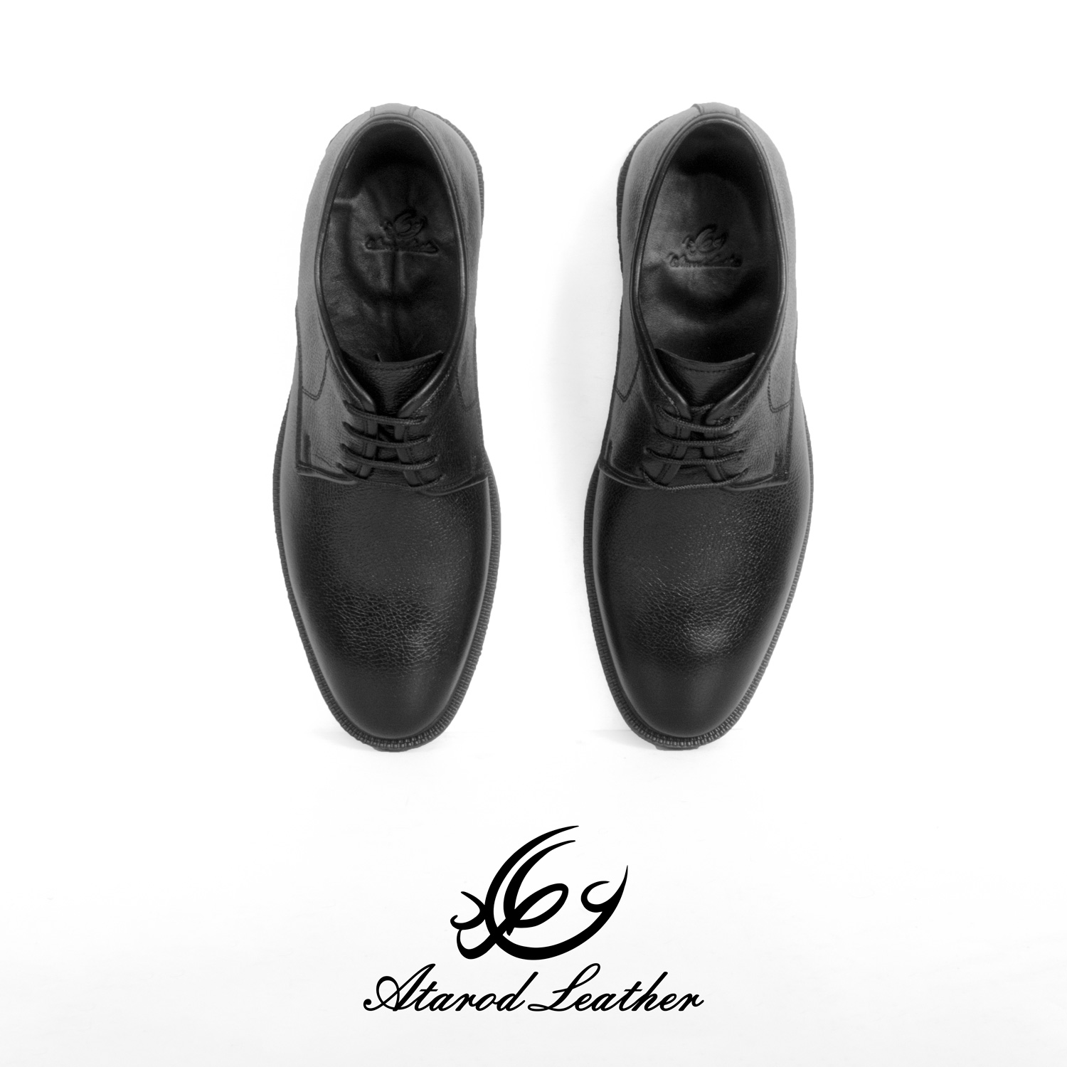 کفش مردانه چرم عطارد مدل چرم طبیعی کد SH142 -  - 12