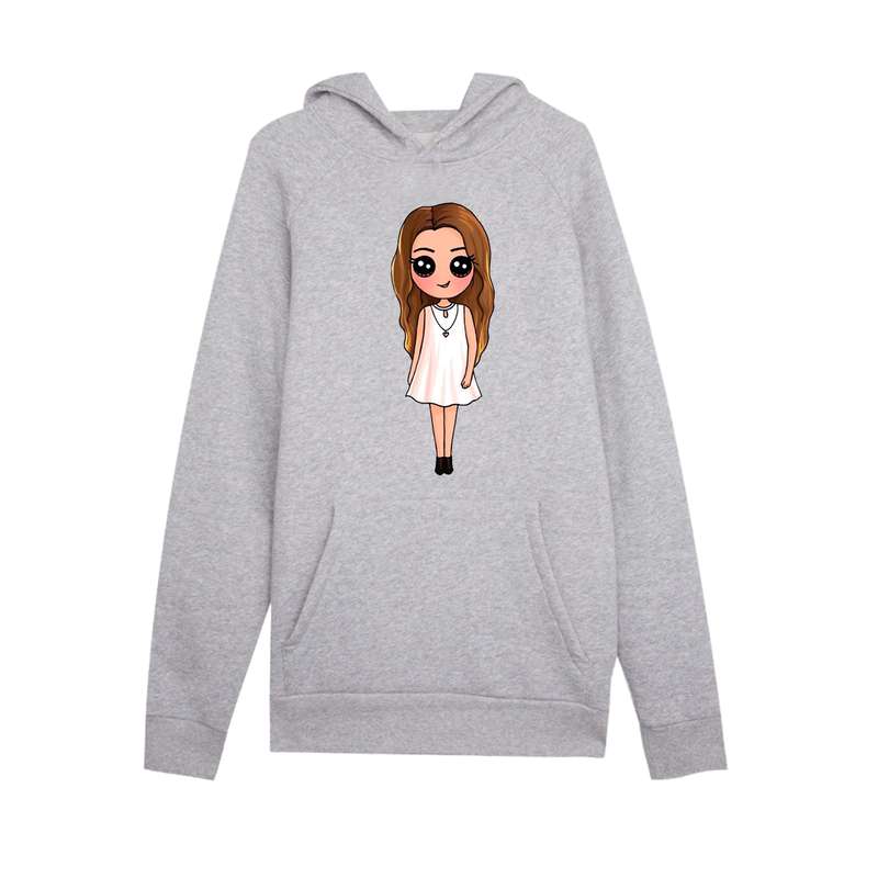 هودی پسرانه طرح دختر کد 1052