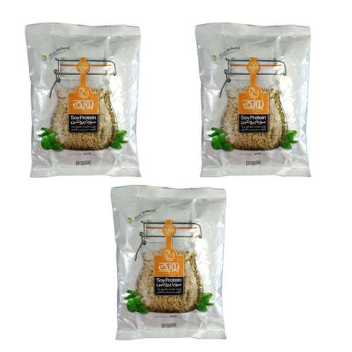 سویا پروتئین پوپک 200 گرم - بسته 3 عددی