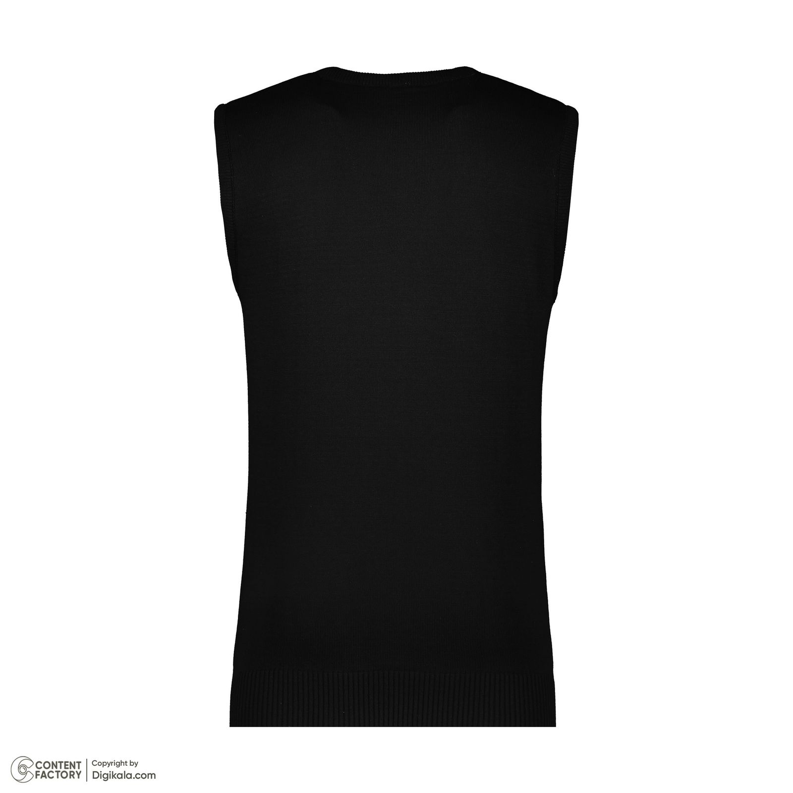ژیله مردانه تریکو پاییزان مدل J700 رنگ مشکی -  - 5