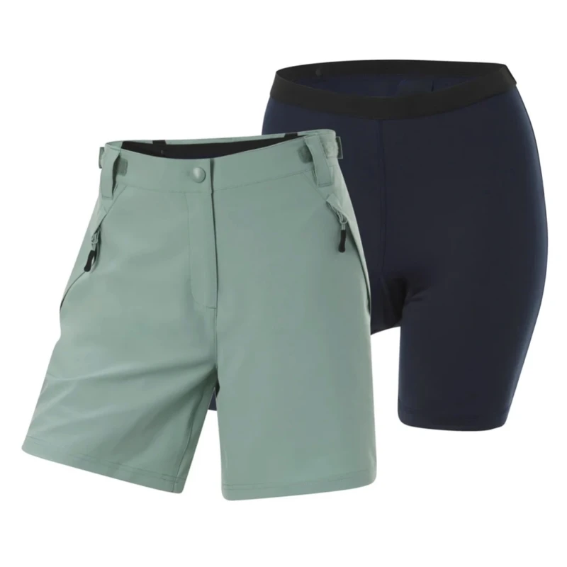 شلوارک دوچرخه سواری زنانه مدل Z100 مجموعه دو عددی 