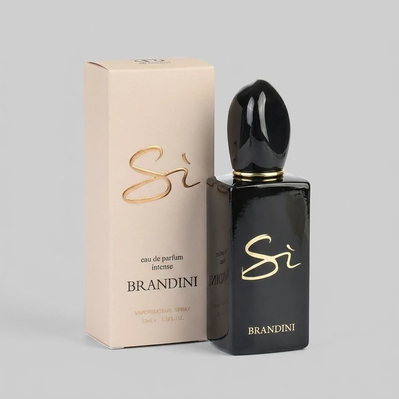 عطر جیبی زنانه برندینی مدل  Si intense با رایحه گرم و شیرین حجم 33 میلی‌لیتر